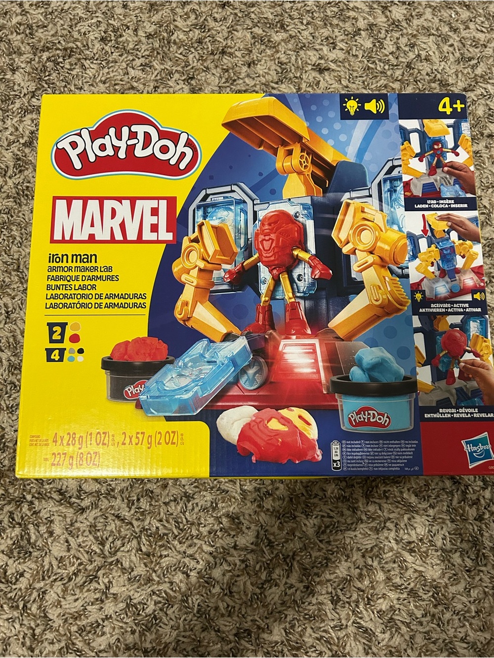 Play-Doh Marvel Iron Man Armor Maker Lab Playset - Red & Gold